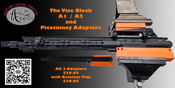 At The Ready AR vise block in vise